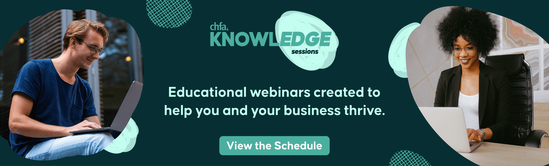 Educational webinars created to help you and your business thrive